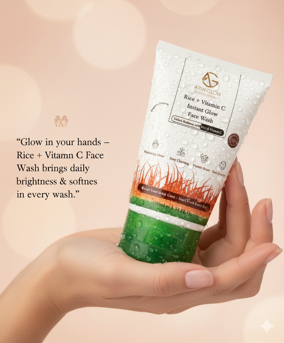 Rice + Vitamin C Instant Glow Face Wash