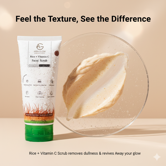 Rice + Vitamin C Facial Scrub