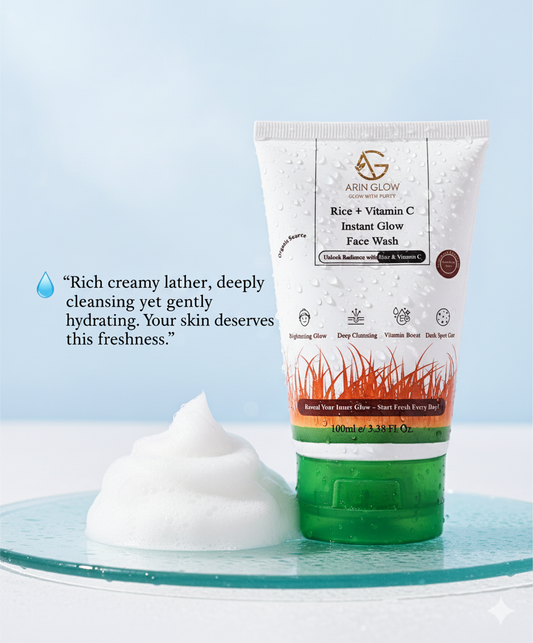 Rice + Vitamin C Instant Glow Face Wash