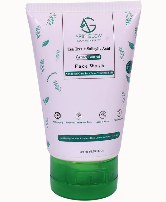 Acne Control Tea Tree Face Wash by Arin Glow