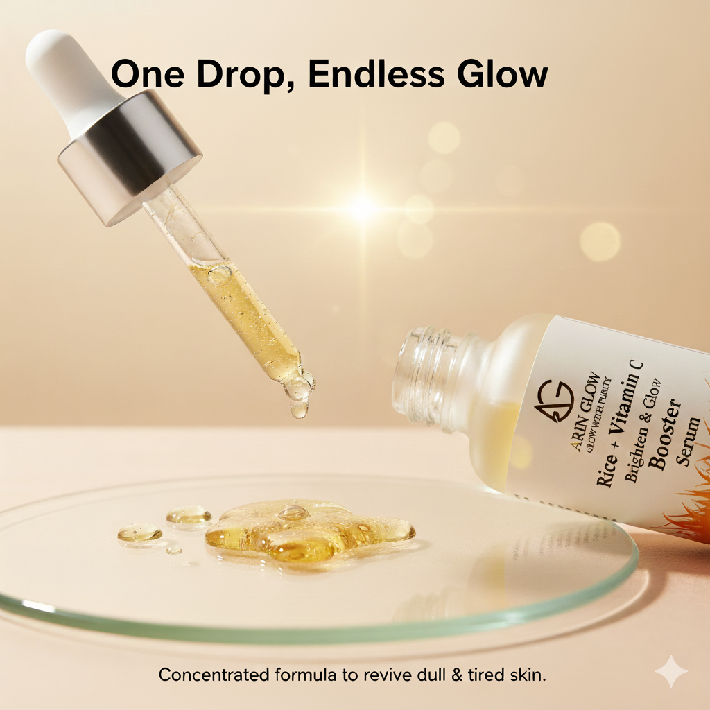 Rice + Vitamin C Brighten & Glow Booster Serum