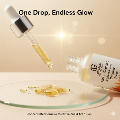 Rice + Vitamin C Brighten & Glow Booster Serum