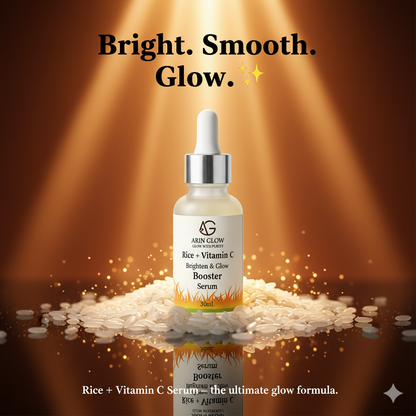 Rice + Vitamin C Brighten & Glow Booster Serum
