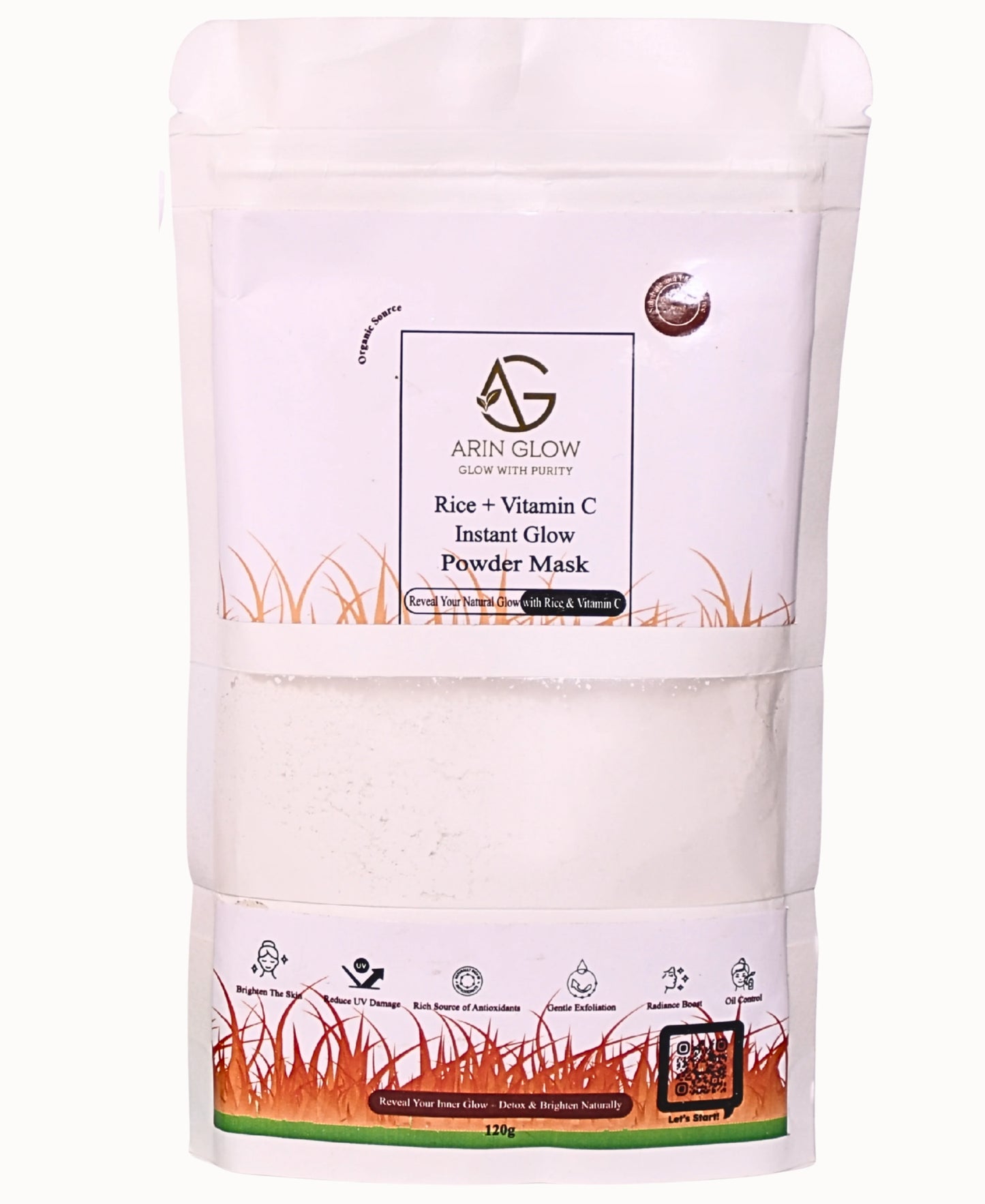 Rice Instant Glow Face Mask Powder