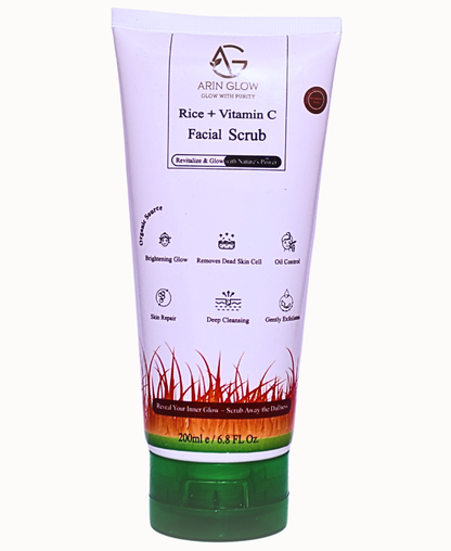 Rice + Vitamin C Facial Scrub