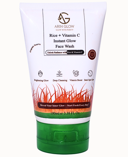 Rice + Vitamin C Instant Glow Face Wash